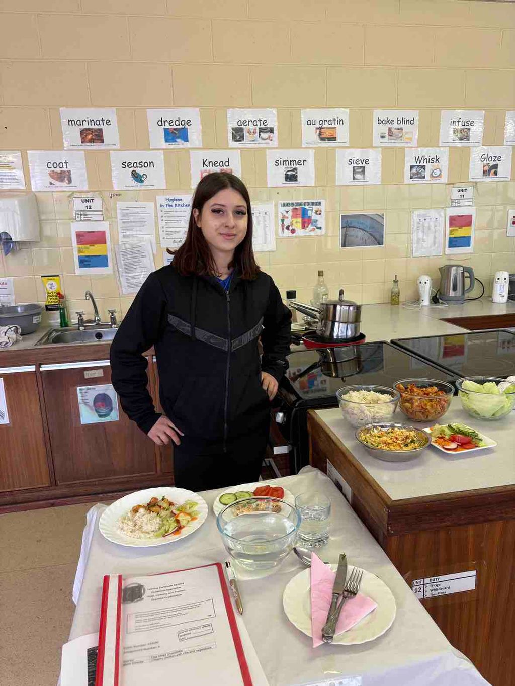 LCA 2 Hotel, Catering & Tourism Cookery Exam – Pics