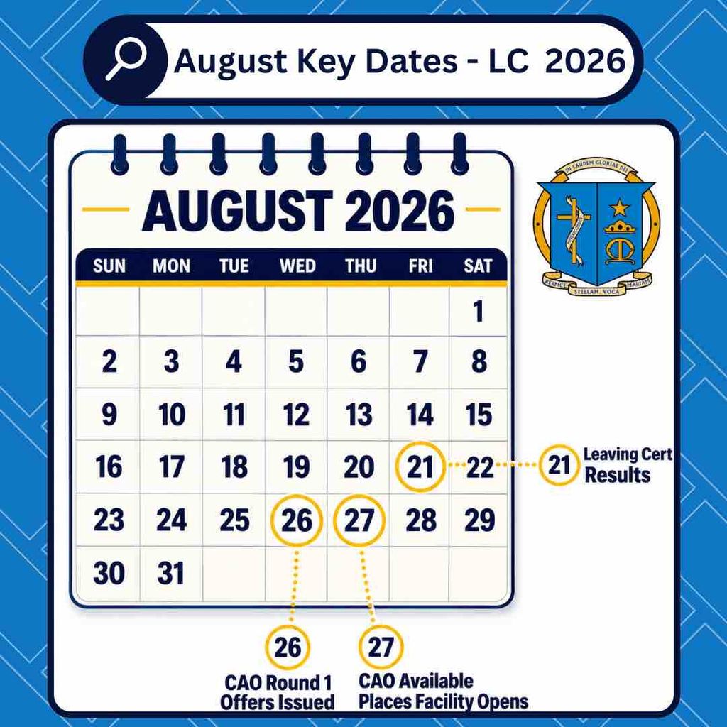 Reminder: Important August Dates for Class of 2026- Pics